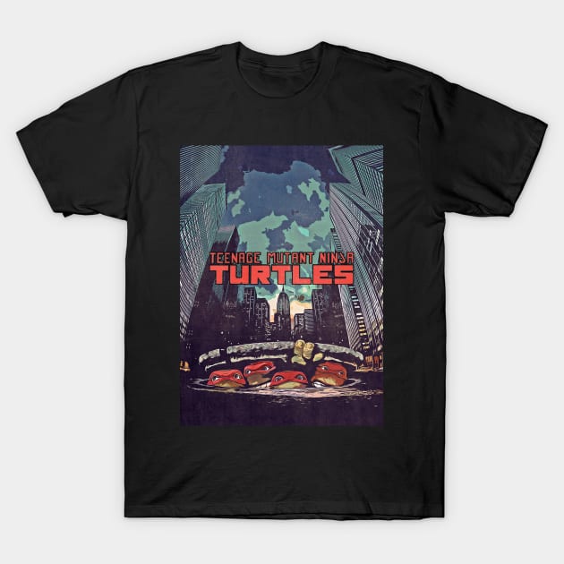 Teenage Mutant Ninja Turtles Comic Style T-Shirt by creativespero
